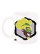Overwatch Game Printed Mug White/Black/Yellow 11ounce