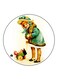 Vintage Art Printed Fridge Magnet Multicolour