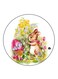 A Rabbit Printed Fridge Magnet Multicolour