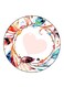 Heart Printed Fridge Magnet Round Multicolour