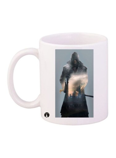 Assassin's Creed Printed Mug White/Black/Grey