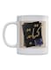 Writing Printed Coffee Mug White/Black/Beige