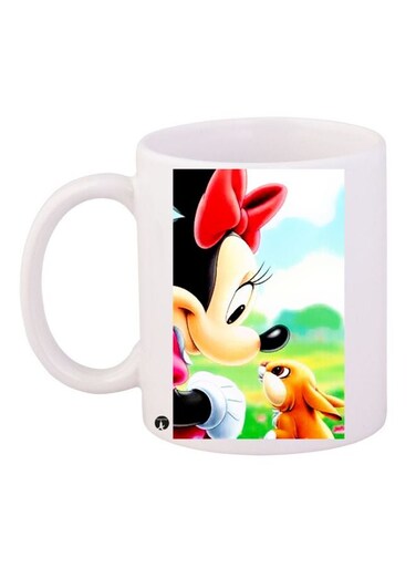 Minnie Mouse Printed Coffee Mug White/Blue/Green