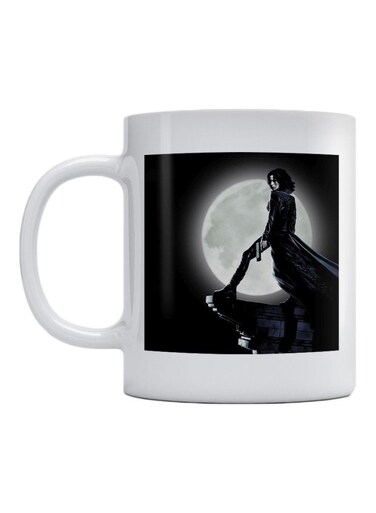 Printed Ceramic Mug White/Black/Grey