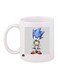 Sonic Character Printed Coffee Mug White/Blue/Red