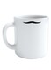 Funky Moustache Coffee Mug White