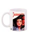 Magazine Girl Printed Coffee Mug White/Red/Black 11ounce