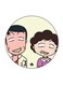 Anime Chibi Maruko Chan Printed Fridge Magnet Round Multicolour
