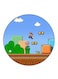 Video Game Super Mario Printed Fridge Magnet Multicolour