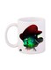 Super Mario Printed Mug White/Red/Black 11ounce