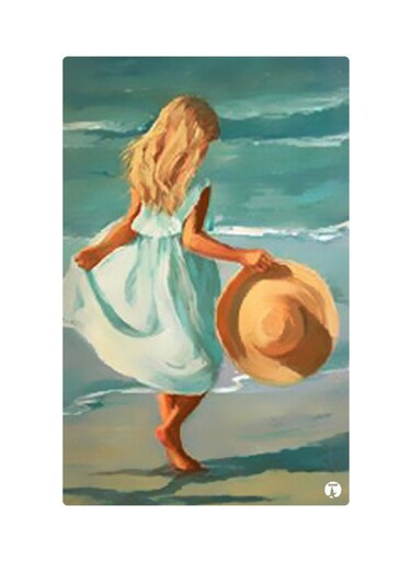 Printed Fridge Magnet Multicolour 8.5x0.4x5.5cm