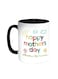 Happy Mother's Day Printed Coffee Mug Black/White 11ounce