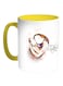 Happy Mother's Day Printed Coffee Mug White/Yellow/Red 325ml