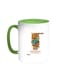 Ramadan Kareem Printed Coffee Mug Green/White 11ounce