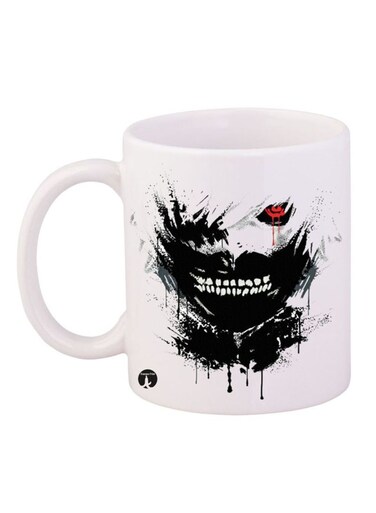 Tokyo Ghoul Printed Mug White/Black/Red 12ounce