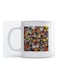 Mug Flowers for Coffee and Tea White