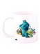 Monsters Inc Printed Mug White/Blue/Green Standard Size