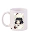 Anime Girl Printed Coffee Mug White/Brown/Black