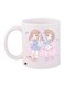Cartoon Girl Printed Coffee Mug White/Pink/Yellow