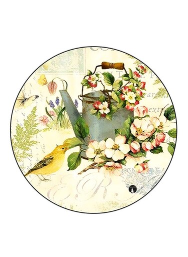 Vintage Art Printed Fridge Magnet Multicolour