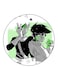 Danny Phantom Printed Fridge Magnet Round Multicolour
