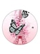 Butterflies Printed Fridge Magnet Round Multicolour