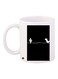 Printed Coffee Mug White/Black 11ounce
