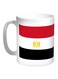 The Egyptian Arabic Republic Printed Coffee Mug White/Red/Black