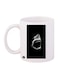 A Shark Printed Coffee Mug White/Black