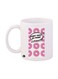English Phrases Printed Mug White/Pink/Black Standard Size