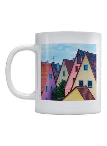 Rothenburg Germany City Printed Coffee Mug Multicolour