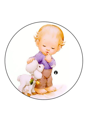 Boy Printed Fridge Magnet Multicolour