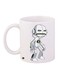 Robot Cartoon Printed Coffee Mug White/Grey/Green