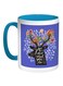 Love What You Do Printed Coffee Mug Blue/White/Black 11ounce