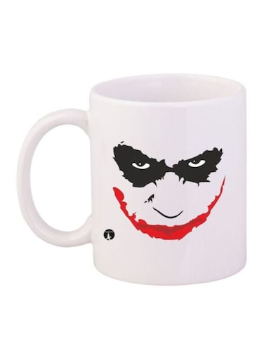 Joker Printed Coffee Mug White/Black/Red