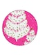 Christmas Printed Fridge Magnet Round Multicolour