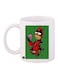 The Simpsons Printed Mug White Green Red 11 ounce