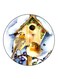 Birds Printed Fridge Magnet Multicolour