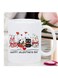 RYN&reg; HAPPY VALENTINE'S DAY Ceramic Mug, Insulated, Reusable, for Hot &amp; Cold Beverages, Ideal for Birthdays, Holidays, New Year, Christmas, Valentine'S Day Gift White Mug