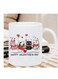 RYN&reg; HAPPY VALENTINE'S DAY Ceramic Mug, Insulated, Reusable, for Hot &amp; Cold Beverages, Ideal for Birthdays, Holidays, New Year, Christmas, Valentine'S Day Gift White Mug