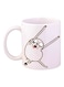 Adventure Time Printed Mug White/Black Standard Size