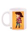Woody Printed Coffee Mug White/Brown/Pink 11ounce