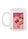 Popcorn Printed Coffee Mug White/Pink/Beige 11ounce