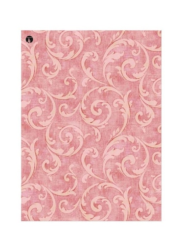 Decorative Themed Metallic Plate Pink