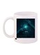 Drowning Person Printed Coffee Mug White/Blue/Black