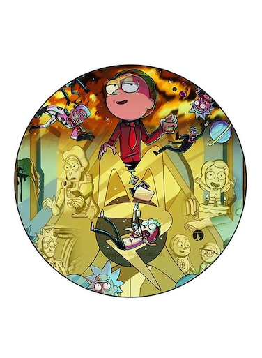 Rick And Morty Printed Fridge Magnet Multicolour