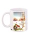 Scenery Printed Coffee Mug White/Beige/Red 11ounce