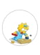 Simpsons Printed Fridge Magnet Multicolour