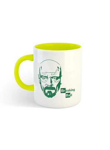 Breaking Bad Printed Mug White/Yellow