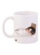 Cartoon Printed Coffee Mug White/Beige/Brown 11ounce